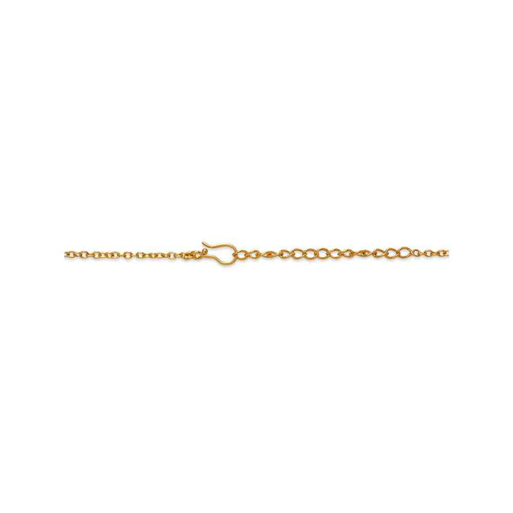 Dhwani Bansal Adjustable Gold And Purple Enamel Mavi Necklace