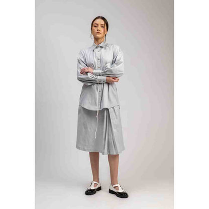 Doodlage Ice Blue Shirt and Skirt Bella (Set of 2)
