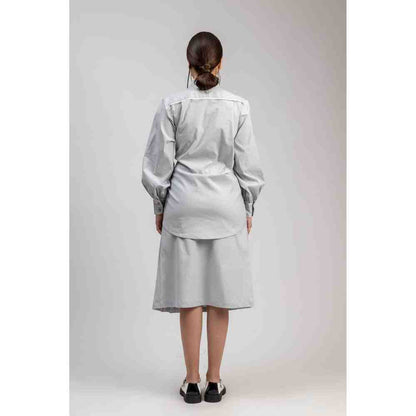 Doodlage Ice Blue Shirt and Skirt Bella (Set of 2)