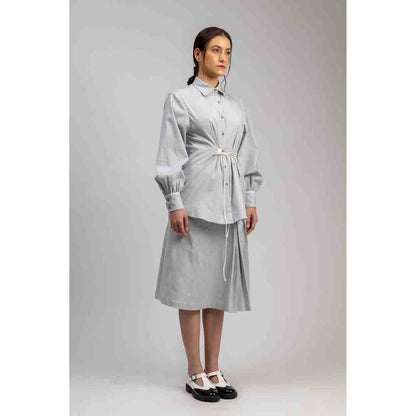Doodlage Ice Blue Shirt and Skirt Bella (Set of 2)