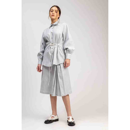 Doodlage Ice Blue Shirt and Skirt Bella (Set of 2)