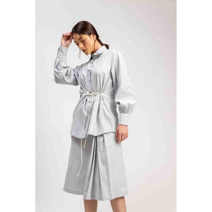Doodlage Ice Blue Shirt and Skirt Bella (Set of 2)