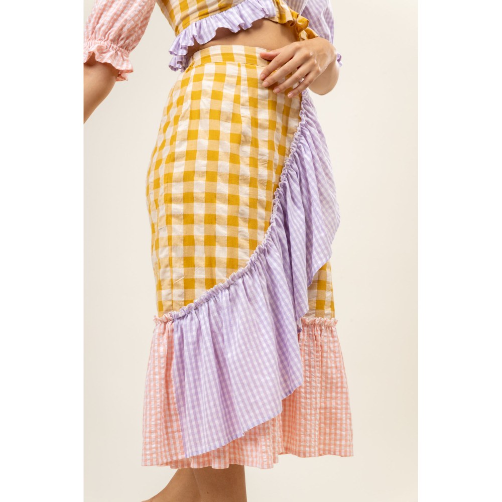 Doodlage Daisy Ruffled Skirt
