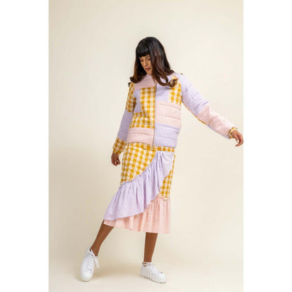 Doodlage Erin Multi-Color Bomber Jacket