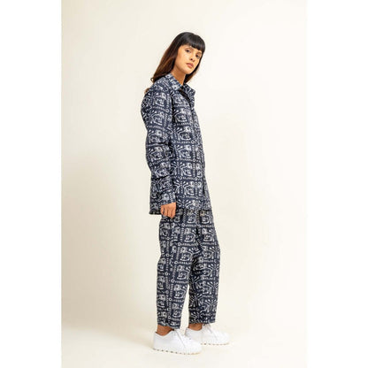 Doodlage Earo Printed Shirt With Pant (Set of 2)
