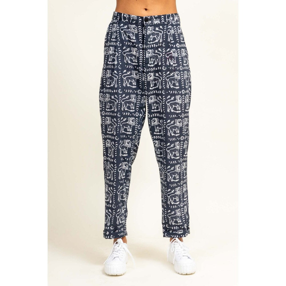 Doodlage Earo Printed Shirt With Pant (Set of 2)