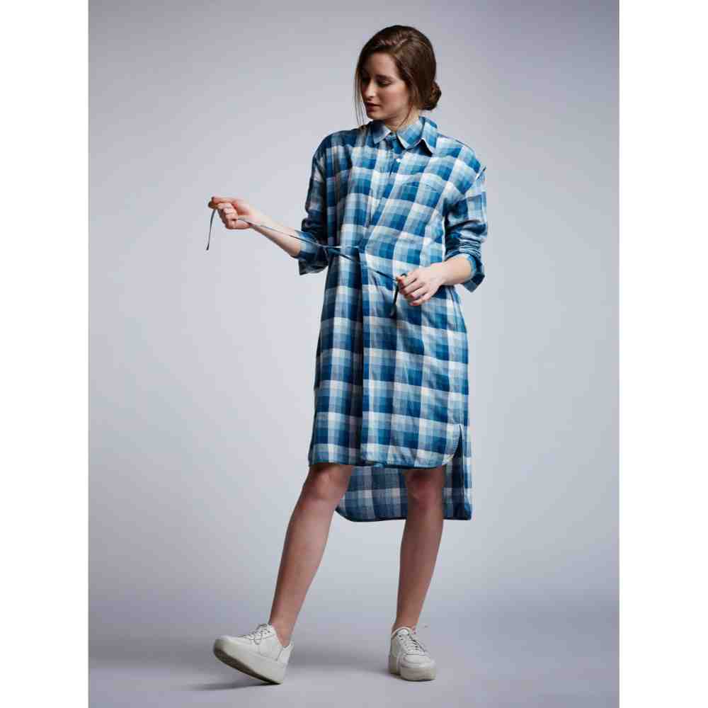 Doodlage "Re-Loving It" Shirt Dress With Patchwork
