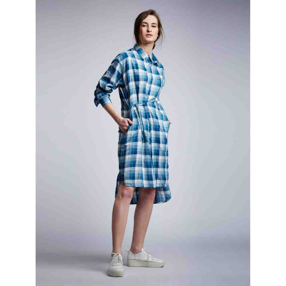 Doodlage "Re-Loving It" Shirt Dress With Patchwork