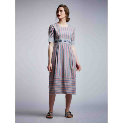 Doodlage Slogan Knife Pleat Dress
