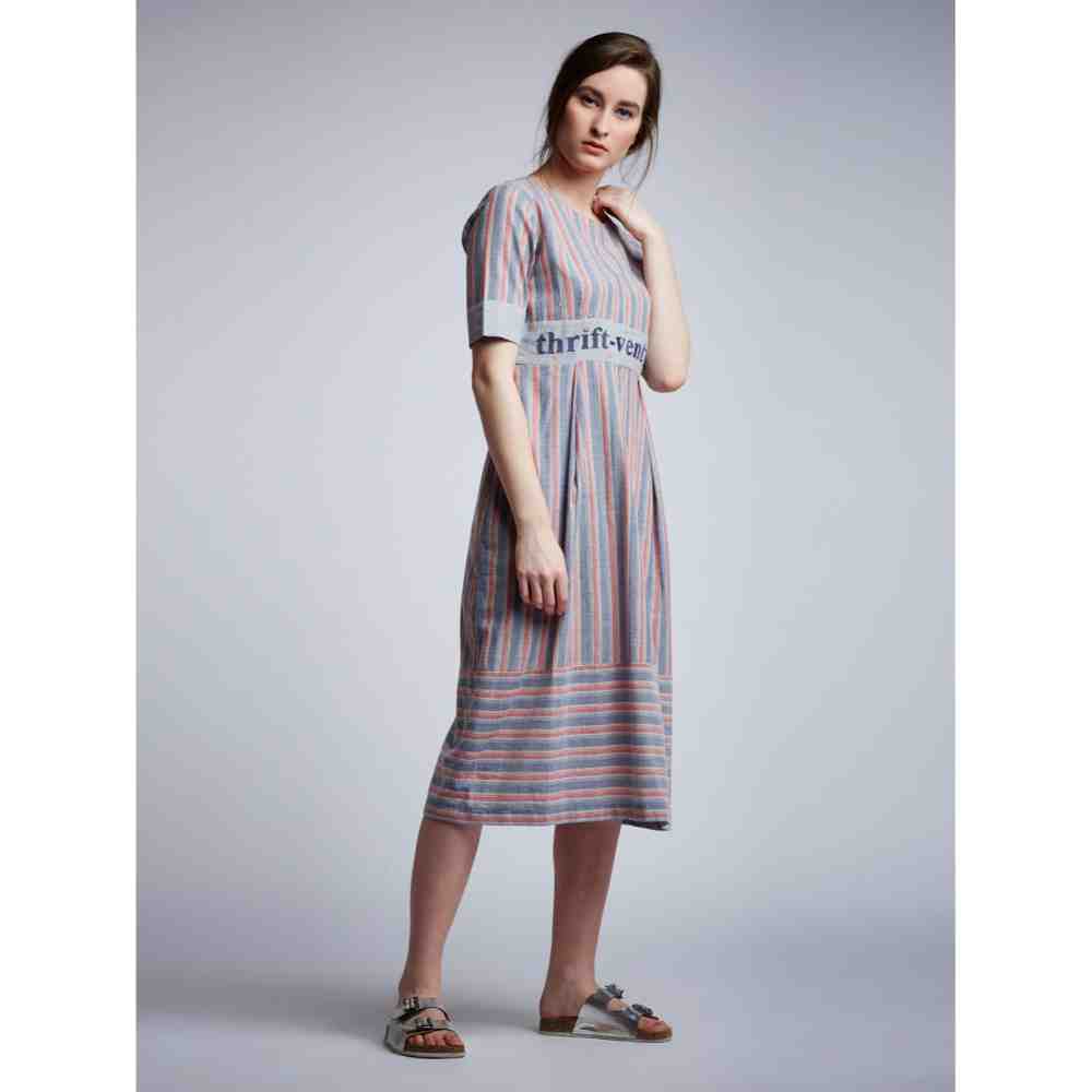 Doodlage Slogan Knife Pleat Dress