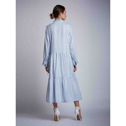 Doodlage Embroidery Gathered Dress