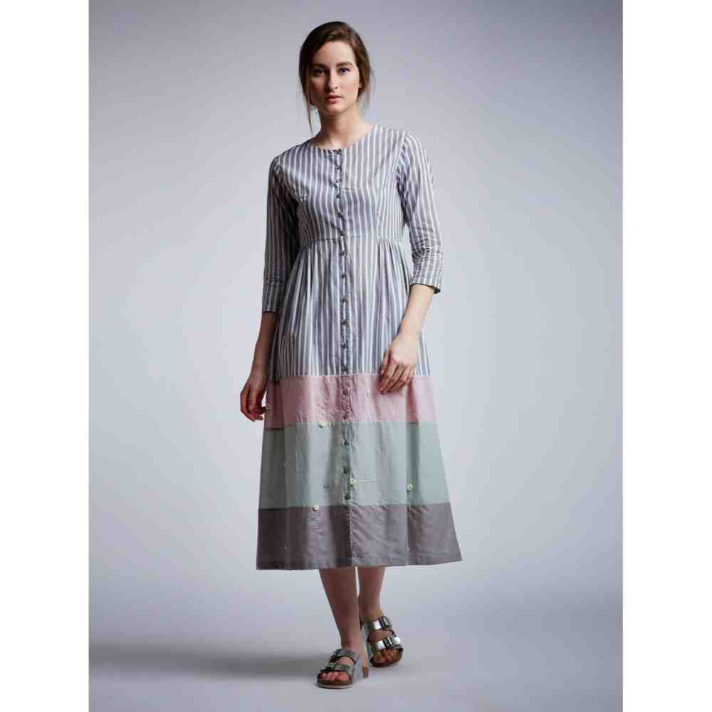 Doodlage Side Gathered Dress Without Lining