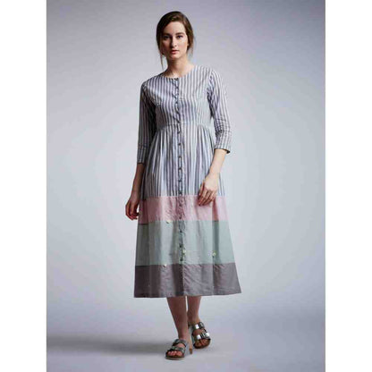 Doodlage Side Gathered Dress Without Lining