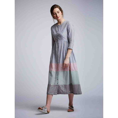 Doodlage Side Gathered Dress Without Lining