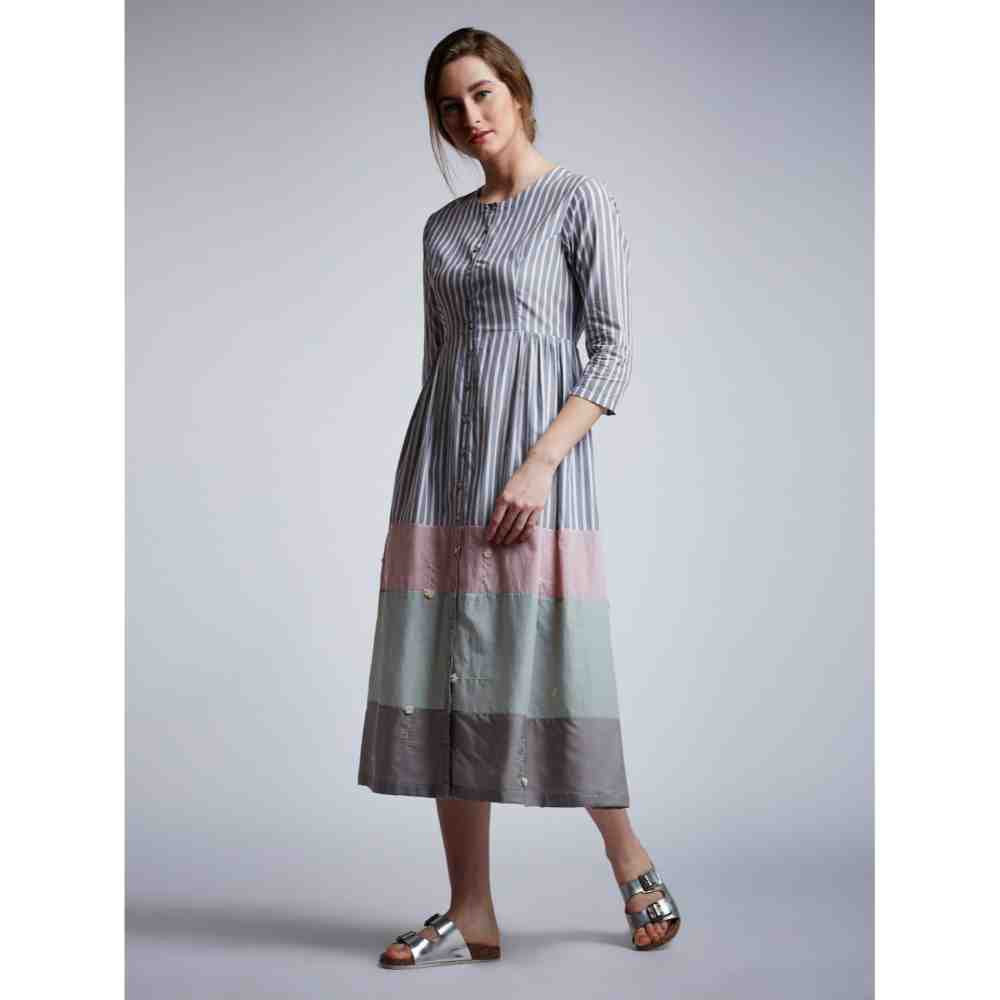 Doodlage Side Gathered Dress Without Lining