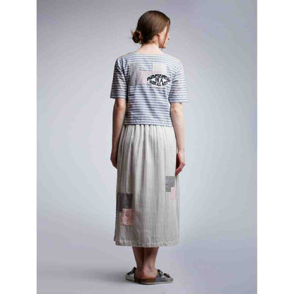 Doodlage Patchwork Slogan Top Dress