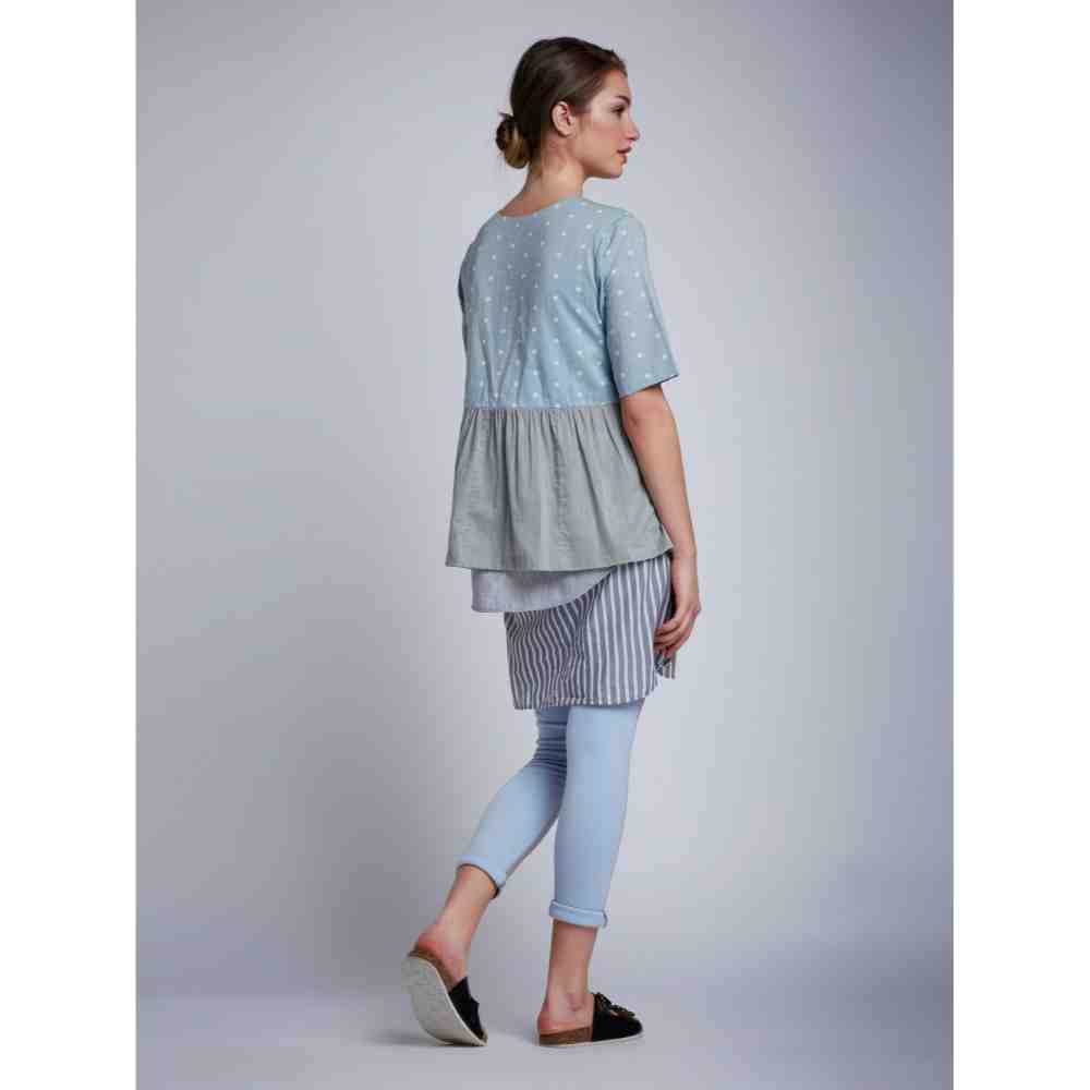 Doodlage Blue Jersey Tights