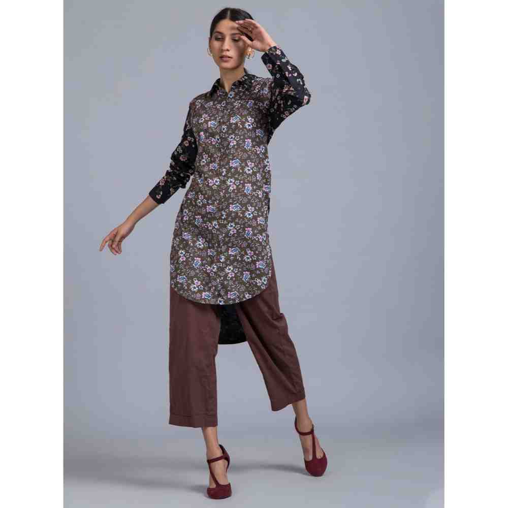 Doodlage Floral Elastic Tunic