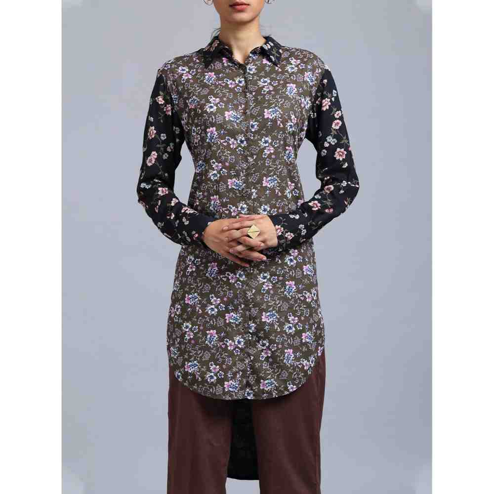Doodlage Floral Elastic Tunic