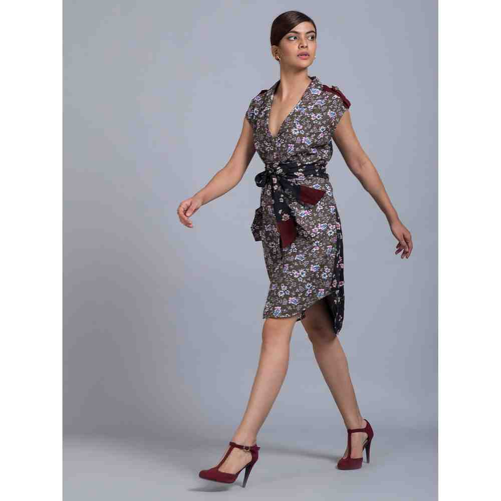 Doodlage Print Wrap Jacket