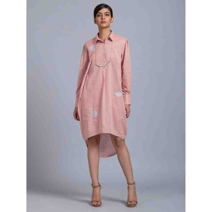 Doodlage Moon Pleat Shirt Dress