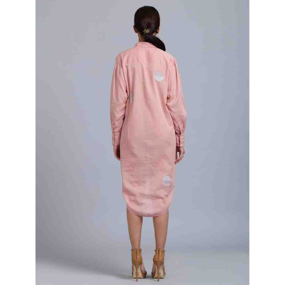 Doodlage Moon Pleat Shirt Dress