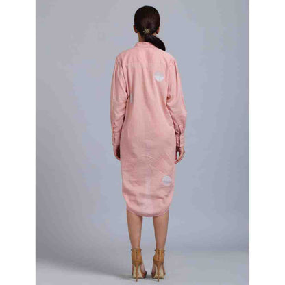 Doodlage Moon Pleat Shirt Dress