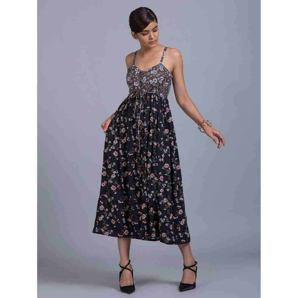 Doodlage Floral Strap Dress