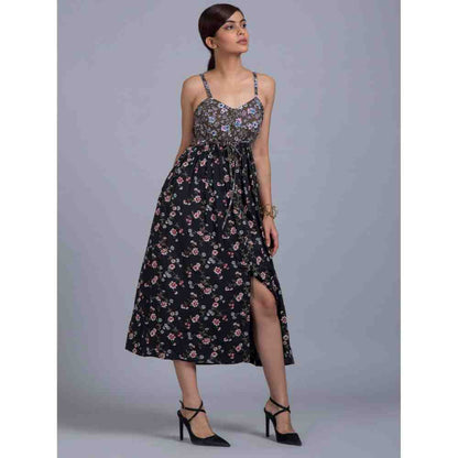 Doodlage Floral Strap Dress