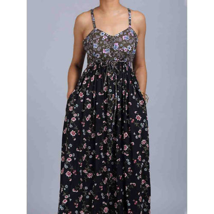 Doodlage Floral Strap Dress