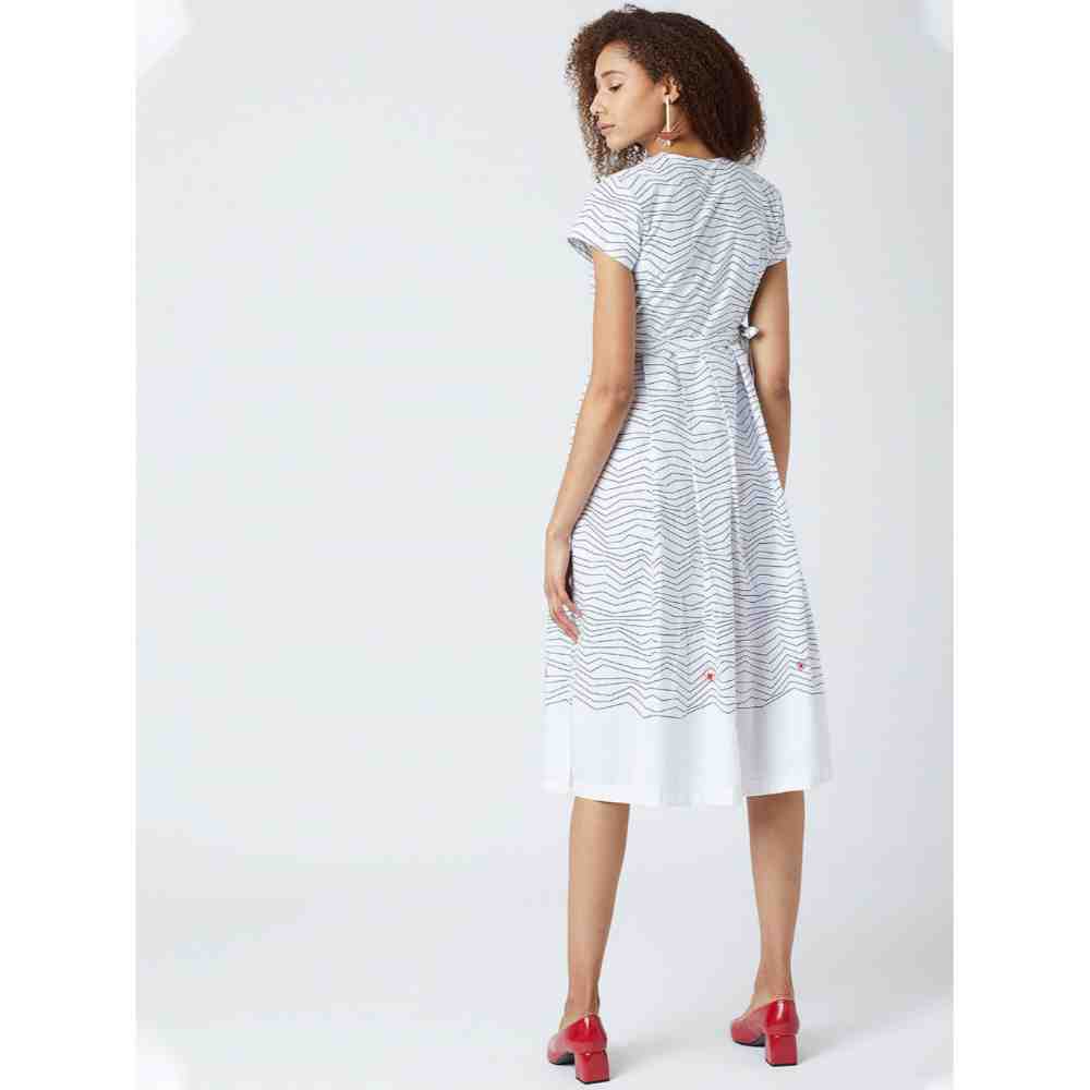 Doodlage Striped Kahlo Dress