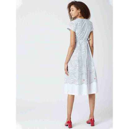 Doodlage Striped Kahlo Dress