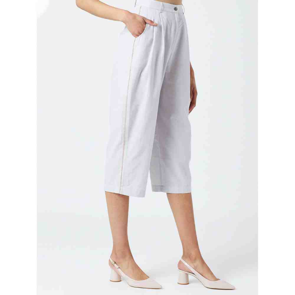 Doodlage Off White Irom Pant