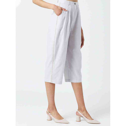 Doodlage Off White Irom Pant
