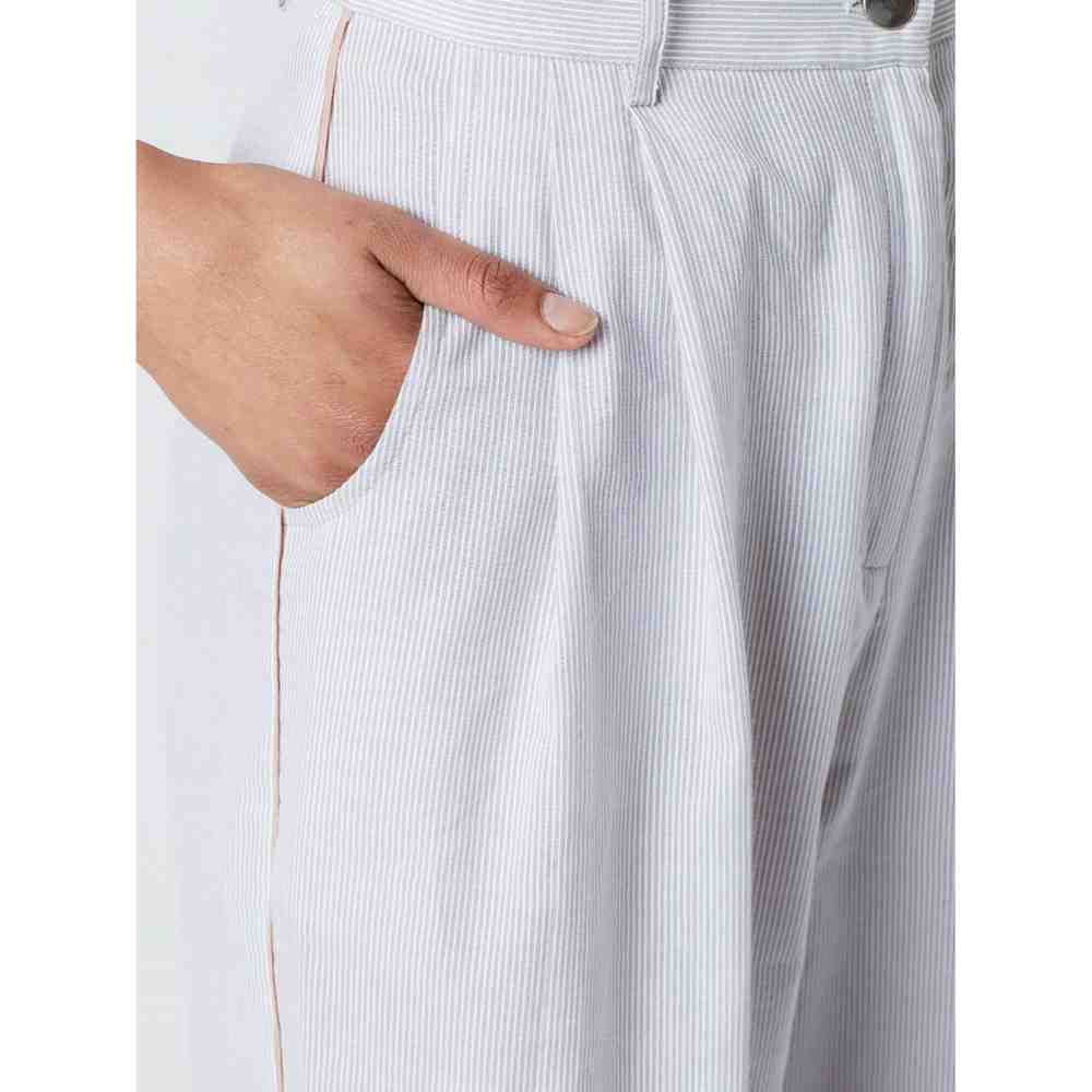 Doodlage Off White Irom Pant