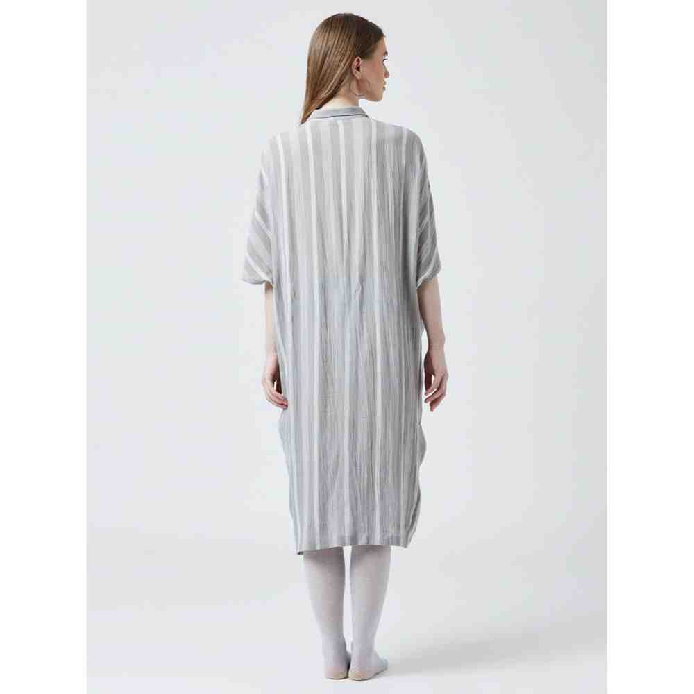 Doodlage Striped Kaftan Dress