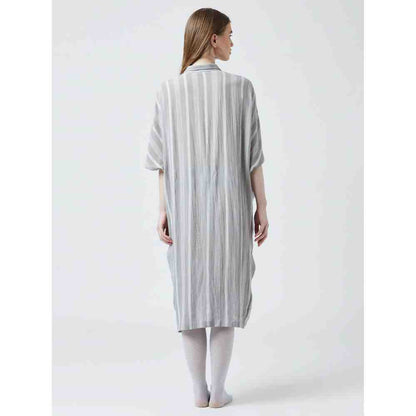 Doodlage Striped Kaftan Dress