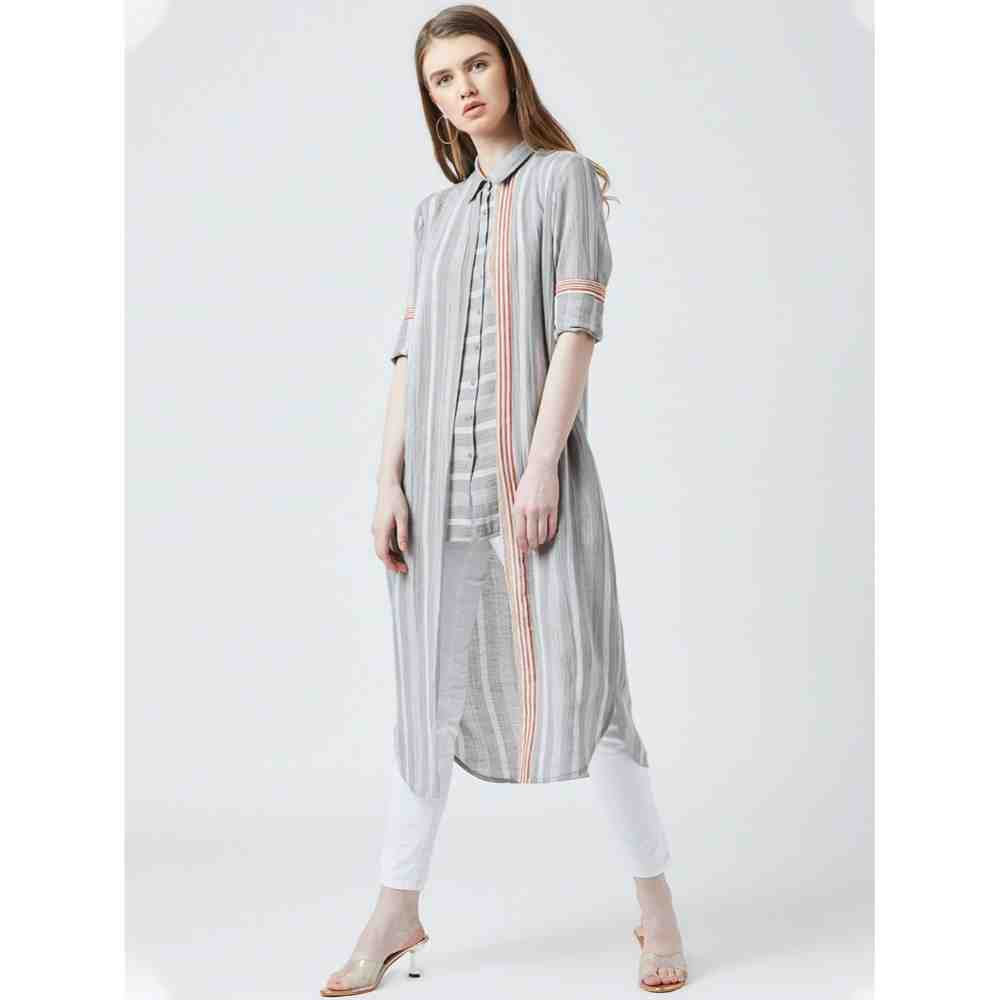 Doodlage Striped Layered Tunic