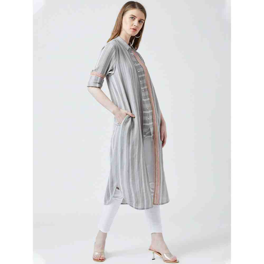 Doodlage Striped Layered Tunic