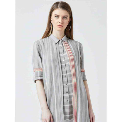 Doodlage Striped Layered Tunic