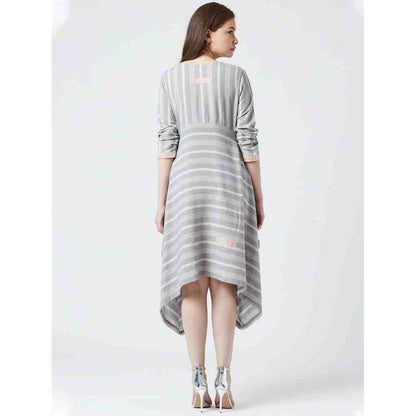 Doodlage Stripe Oversized Dress