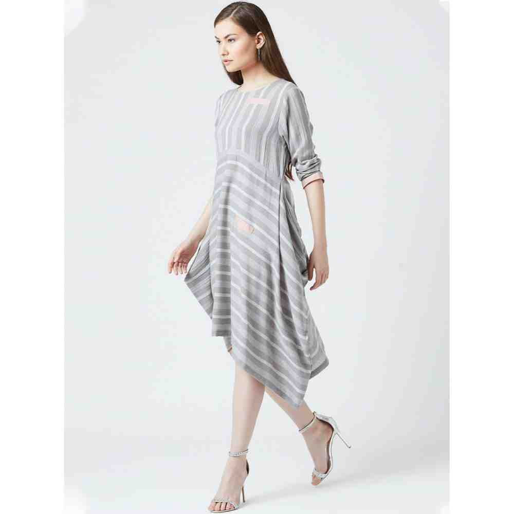 Doodlage Stripe Oversized Dress