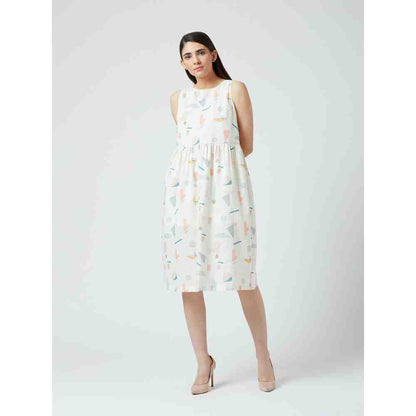 Doodlage Multi-Color Angela Printed Dress
