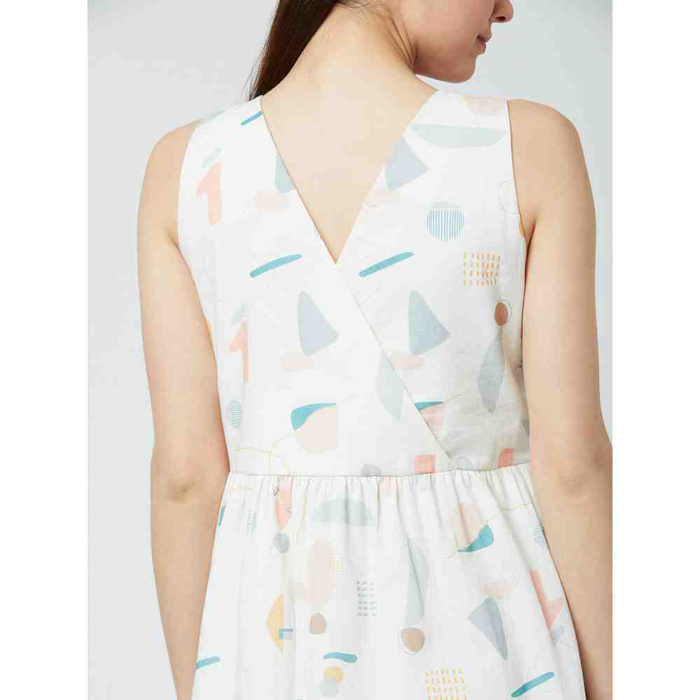 Doodlage Multi-Color Angela Printed Dress