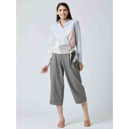Doodlage Multi-Color Sarah Panelled Shirt