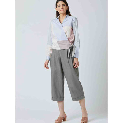 Doodlage Multi-Color Sarah Panelled Shirt