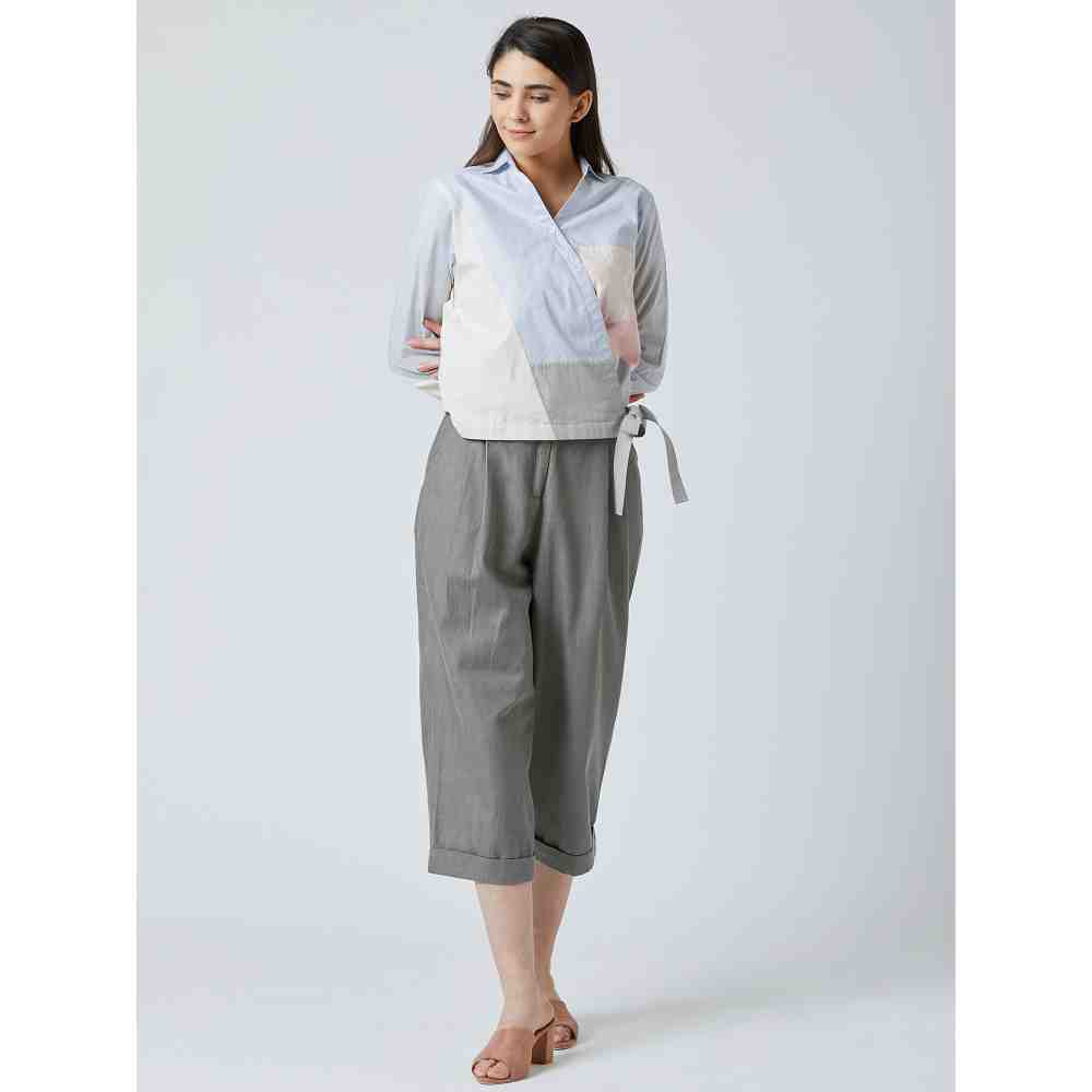 Doodlage Multi-Color Sarah Panelled Shirt