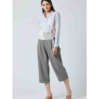 Doodlage Multi-Color Sarah Panelled Shirt