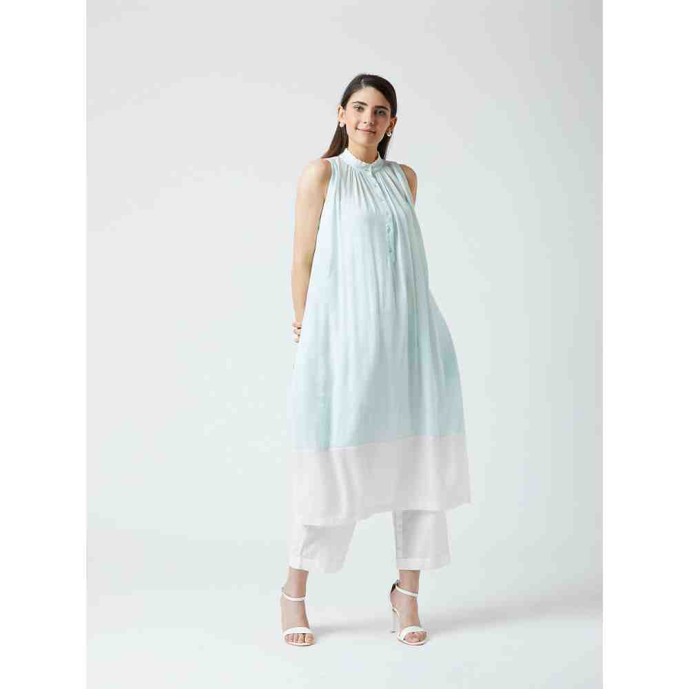 Doodlage Grace Mint Tunic With Culottes (Set of 2)