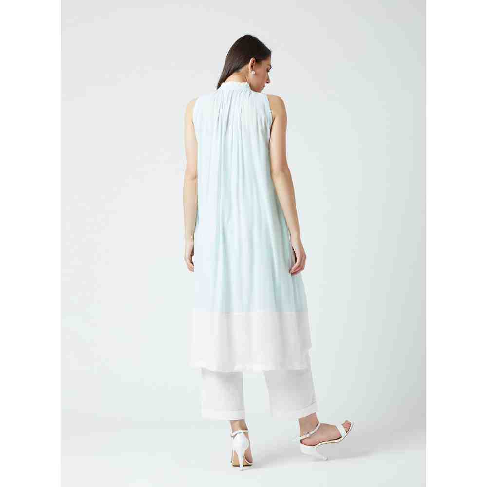 Doodlage Grace Mint Tunic With Culottes (Set of 2)